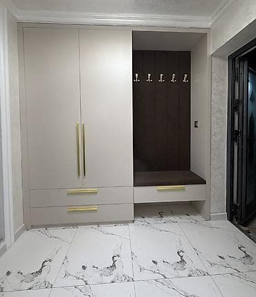 Прихожая-гардеробный модуль с мягкой зоной для сидения - Комплект — 1