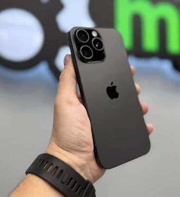 IPhone 16 Pro Max, Б/у, 256 ГБ, Black Titanium, Зарядное устройство, Защитное стекло, Чехол, 94 %