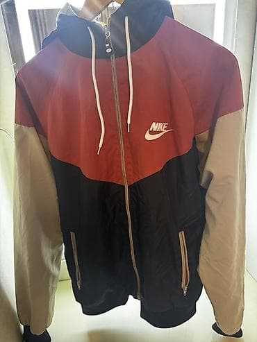 ветровка мужской: Ветровка Nike с капюшоном - Модель: легкая ветровка на молнии - — 2