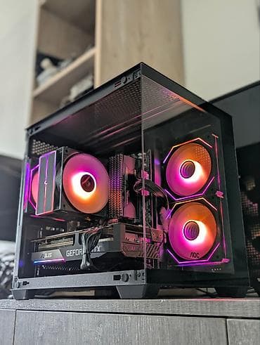 Настольные ПК и рабочие станции: Компьютер, ядер - 6, ОЗУ 16 ГБ, Для работы, учебы, Б/у, AMD Ryzen 5, NVIDIA GeForce RTX 3070, NVMe — 1