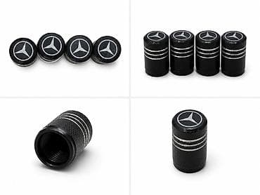 Колпачки на ниппель шин для Mercedes-Benz (набор 4 шт.) - Материал