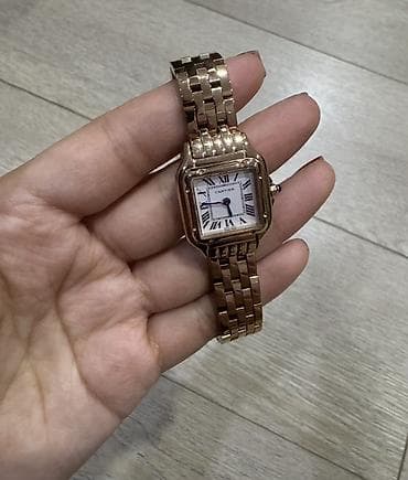 Наручные часы: Классические часы часы, Cartier, Золото, Швейцария, Оригинал, Женские — 2