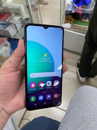 samsung galaxy 52: Samsung Galaxy A02, Б/у, 32 ГБ, цвет - Черный, 2 SIM — 3