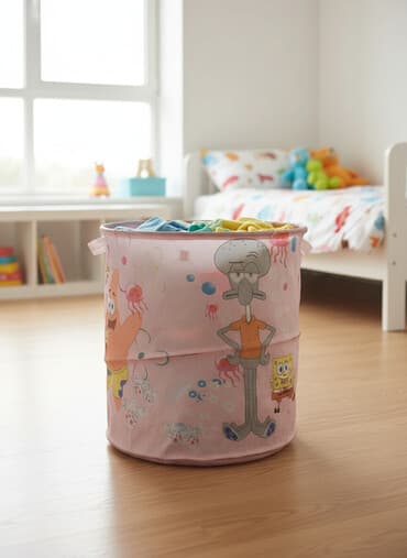 урна перельница: Корзина для вещей, цвет - Розовый — 2