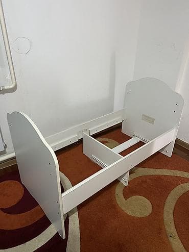 курак сумка: Балдар үчүн трансформер керебет, Башка түрү, түсү - Ак — 4