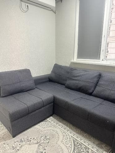 угловой диван: Комплект мягкой мебели, цвет - Серый — 1