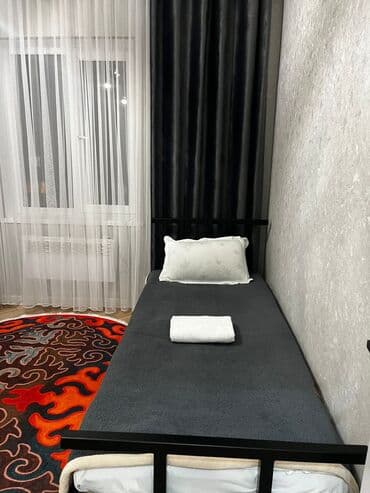 1 комнатная квартира бишкек снять долгосрочно: 1 комната, Постельное белье, Парковка, Бронь — 6