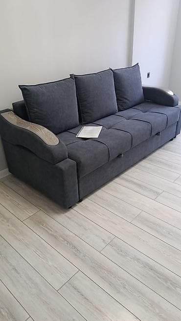 Комплект мягкой мебели, цвет - Серый at lalafo.kg Комплект мягкой мебели, цвет - Серый