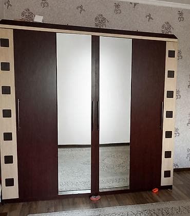 рубан: Шкаф купе, С зеркалом, ЛДСП — 1