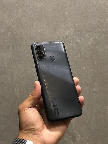 poco m5c: Tecno Spark 7, Б/у, 128 ГБ, цвет - Серый, 2 SIM — 8