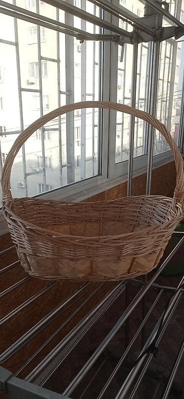 корзины плетеные: Корзина, Б/у — 1