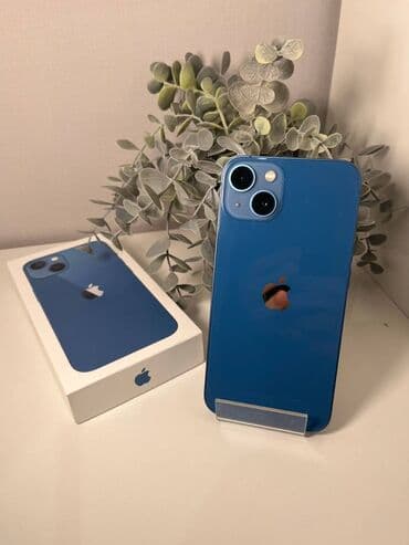 динамики для сабвуфера: IPhone 13, Б/у, 128 ГБ, Синий, Наушники, Чехол, 86 % — 1