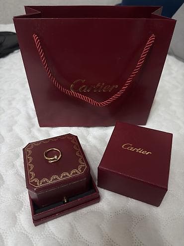 картье кольца цена: Кольцо Cartier Juste un Clou, размер 16 медицинская сталь под желтое — 2