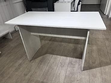 small table: Комплект: стол + стул - Стол прямоугольный, белый. Материал — ЛДСП — 3