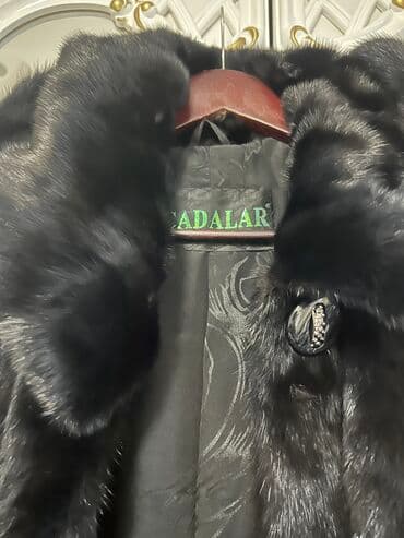 дом вещи: Шуба, Норка, Длинная модель, С капюшоном, 3XL — 4