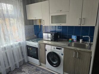 7 микро район на длитилный срок: 1 комната, Агентство недвижимости, Без подселения, С мебелью полностью — 7