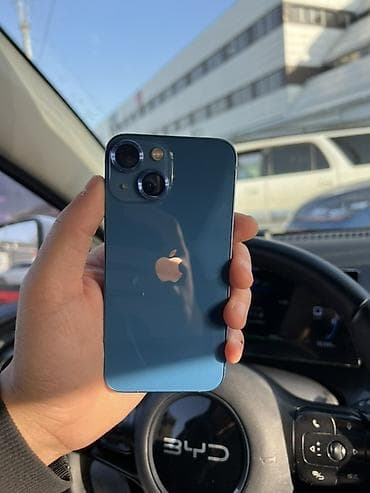 poco 2: IPhone 13 mini, Б/у, 256 ГБ, Синий, Зарядное устройство, Защитное стекло, Чехол, 74 % — 3