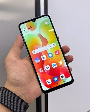 мед алимин: Redmi, Redmi 12C, Б/у, 128 ГБ, цвет - Зеленый, 2 SIM — 2