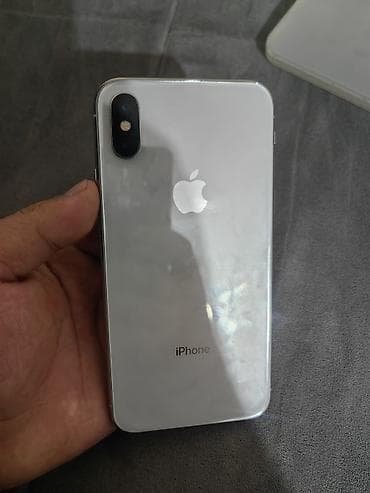 redmi note 4: IPhone X, Б/у, 64 ГБ, Белый, Защитное стекло, Чехол, 100 % — 2