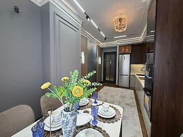 8: 2 комнаты, 80 м², Асанбай мкр Элитка, 8 этаж, Свежий ремонт — 5