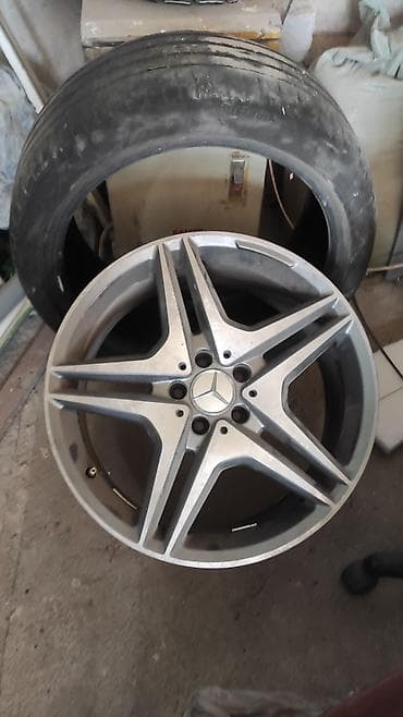 Литые Диски R 19 Mercedes-Benz, 1 шт, отверстий - 5, Б/у