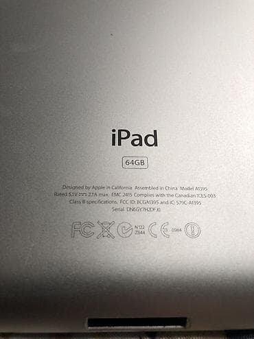 ipod 4: Планшет, Apple, память 64 ГБ, 9" - 10", Wi-Fi, Б/у, Классический цвет - Серебристый — 3