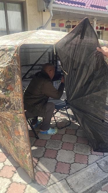 военный камуфляж: Камуфлированный шатёр/скрадок для охоты и наблюдения за дикой — 3