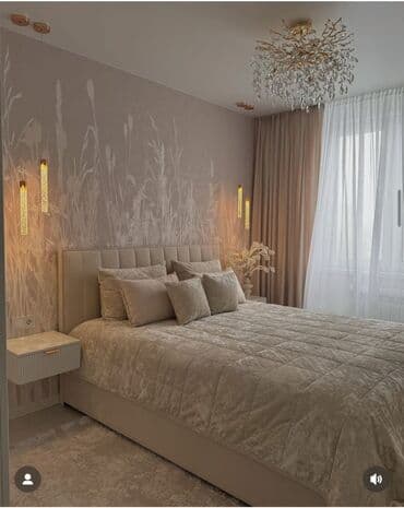 квартира ош посуточно: 1 комната, Душевая кабина, Постельное белье, Кондиционер — 1