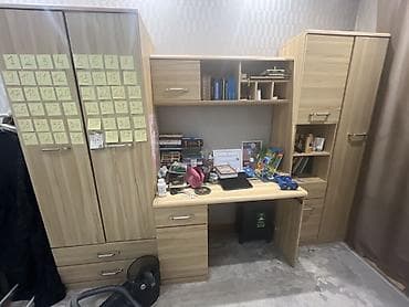 second hend: КРОВАТЬ И ШКАФ ВМЕСТЕ!!!! Ширина кровати - 97 Длина кровати - 200 — 1