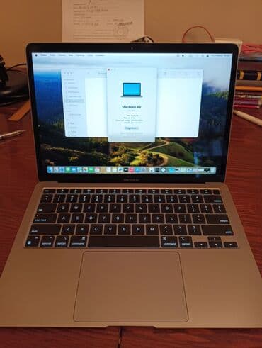 макбук м2 про: Ноутбук, Apple, 8 ГБ ОЗУ, Apple M1, 13.3 ", Для работы, учебы, память NVMe SSD — 5