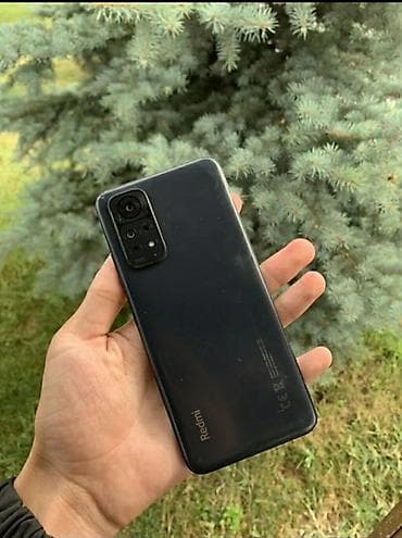 Redmi, Redmi Note 11, Б/у, 128 ГБ, цвет - Черный, 2 SIM