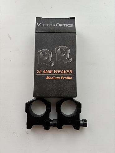 тир прицел: Кольца для прицела Vector Optics 25.4 mm Weaver, средний профиль — 2