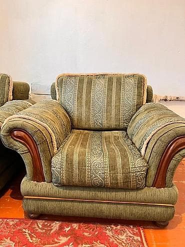 кресло ош: Ашкана үчүн жумшак бурчек, Колдонулган, Өзү алып кетүү, түсү - Жашыл — 10