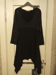 Туника трикотажная со стразами, в новом состояниино постирана