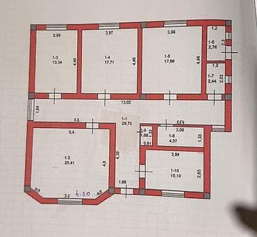 Үй сатып алам: Үй, 128 м², 4 бөлмө, Менчик ээси, Евро оңдоо — 7