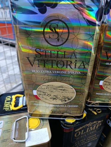 Ковролин: Оливковое масло в жестяных канистрах 5 л. Доступные варианты (как на — 3