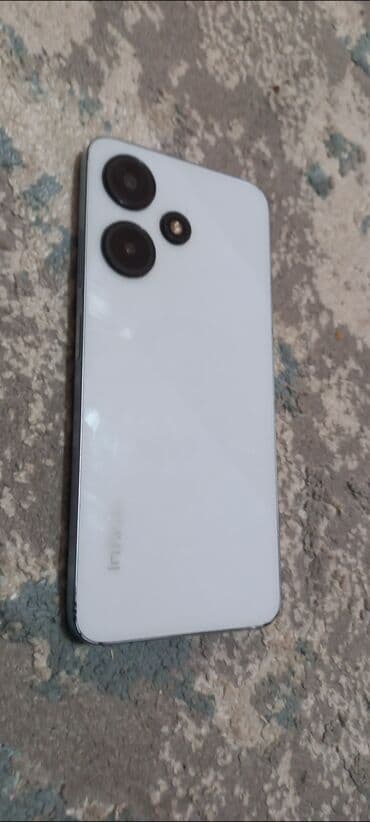 планшет таб 2: Infinix HOT 30i, Б/у, 128 ГБ, цвет - Белый, 2 SIM — 1