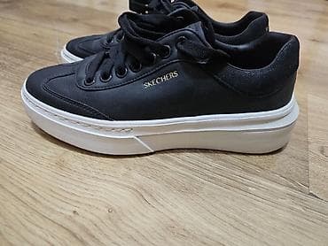 трико борцовское: Кеды SKECHERS Court Classics, - Цвет: черный верх, белая — 1