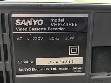 ош саат: Видеомагнитофон SANYO Япония оригинал, полностью рабочий — 2