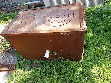 кухонные посуды: Паровой котёл на 150 м². Метал 3 мм. Использовалась редко — 2