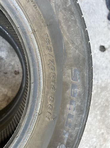 vossen 16: Шины 185 / 70 / R 14, Лето, Б/у, Пара, Легковые, Roadboss — 1