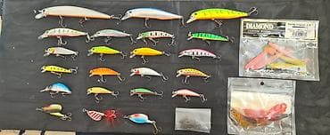 балык уулоо: Набор воблеров и приманок для рыбалки (спиннинг) Прошу за весь набор — 1