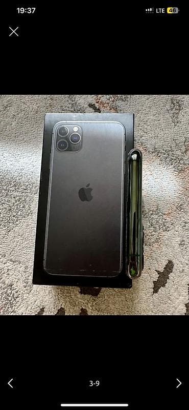 айфон 11 про макс в кредит: IPhone 11 Pro Max, Matte Midnight Green, Коробка — 3