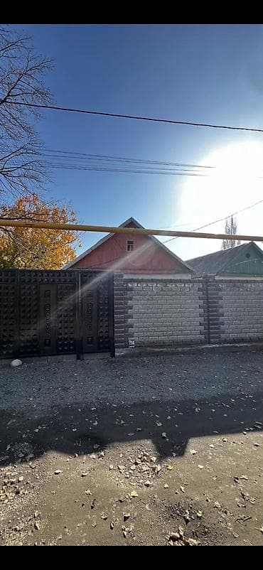 частный дом бишкек: 60 м², 3 комнаты, Забор, огорожен — 1