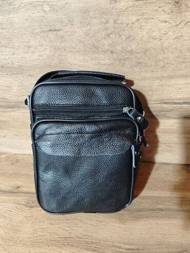 женский кошелек из нубука: Барсетка, Материал: Натуральная кожа, Новый — 5