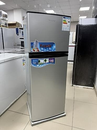 tcl qled 55: Холодильник TOEAR TOR-220, серебристый, с верхней морозильной камерой — 1