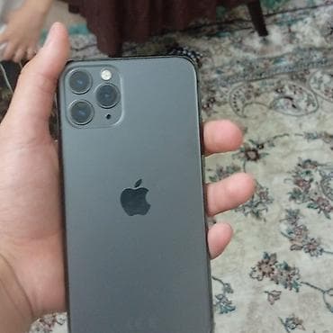 IPhone 11 Pro, Б/у, 256 ГБ, Space Gray, Чехол, Кабель, 71 %