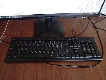 xbox 360 kinect: Комплект для ПК: монитор AOC + проводная клавиатура Borofone + игровая — 2