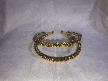 свадебная диадема: Свадебный аксессуар, Свадебная диадема, тиара, Новый, цвет - Серебристый — 14