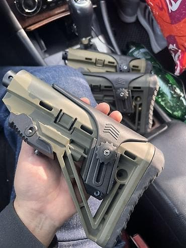 чехол а3: Тактический приклад регулируемый, камуфляж (оливково-песочный) - Тип — 1